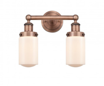 Dover - 2 Light - 14 inch - Antique Copper - Bath Vanity Light (3442|616-2W-AC-G311)