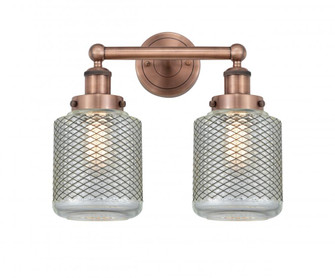 Stanton - 2 Light - 15 inch - Antique Copper - Bath Vanity Light (3442|616-2W-AC-G262)