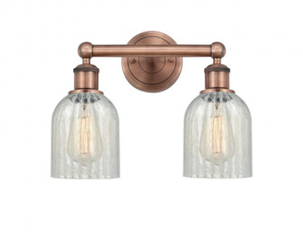 Caledonia - 2 Light - 14 inch - Antique Copper - Bath Vanity Light (3442|616-2W-AC-G2511)