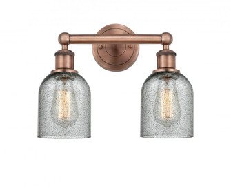 Caledonia - 2 Light - 14 inch - Antique Copper - Bath Vanity Light (3442|616-2W-AC-G257)