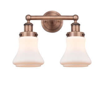 Bellmont - 2 Light - 15 inch - Antique Copper - Bath Vanity Light (3442|616-2W-AC-G191)