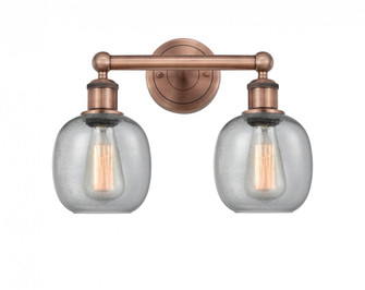 Belfast - 2 Light - 15 inch - Antique Copper - Bath Vanity Light (3442|616-2W-AC-G104)