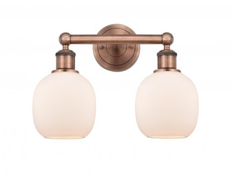 Belfast - 2 Light - 15 inch - Antique Copper - Bath Vanity Light (3442|616-2W-AC-G101)