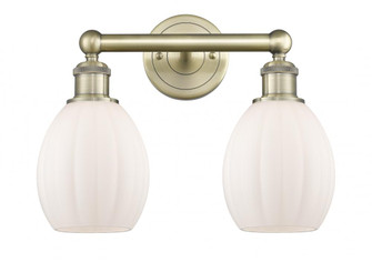 Eaton - 2 Light - 15 inch - Antique Brass - Bath Vanity Light (3442|616-2W-AB-G81)