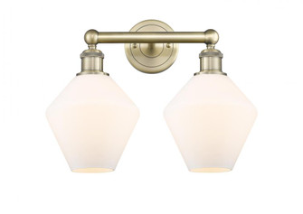 Cindyrella - 2 Light - 17 inch - Antique Brass - Bath Vanity Light (3442|616-2W-AB-G651-8)
