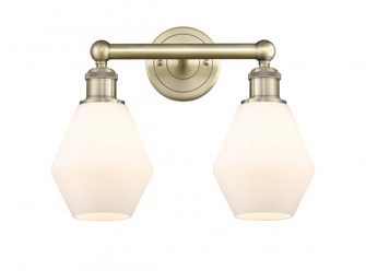 Cindyrella - 2 Light - 15 inch - Antique Brass - Bath Vanity Light (3442|616-2W-AB-G651-6)