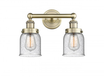Bell - 2 Light - 14 inch - Antique Brass - Bath Vanity Light (3442|616-2W-AB-G54)