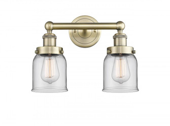 Bell - 2 Light - 14 inch - Antique Brass - Bath Vanity Light (3442|616-2W-AB-G52)