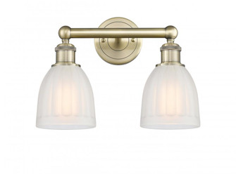 Brookfield - 2 Light - 15 inch - Antique Brass - Bath Vanity Light (3442|616-2W-AB-G441)