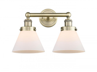 Cone - 2 Light - 17 inch - Antique Brass - Bath Vanity Light (3442|616-2W-AB-G41)