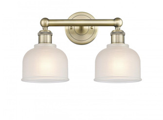 Dayton - 2 Light - 15 inch - Antique Brass - Bath Vanity Light (3442|616-2W-AB-G411)