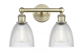 Castile - 2 Light - 15 inch - Antique Brass - Bath Vanity Light (3442|616-2W-AB-G382)
