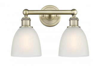 Castile - 2 Light - 15 inch - Antique Brass - Bath Vanity Light (3442|616-2W-AB-G381)