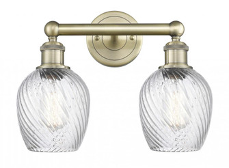Salina - 2 Light - 15 inch - Antique Brass - Bath Vanity Light (3442|616-2W-AB-G292)