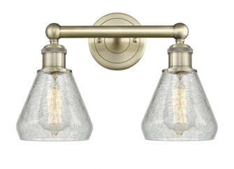 Conesus - 2 Light - 15 inch - Antique Brass - Bath Vanity Light (3442|616-2W-AB-G275)