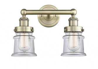 Canton - 2 Light - 14 inch - Antique Brass - Bath Vanity Light (3442|616-2W-AB-G182S)