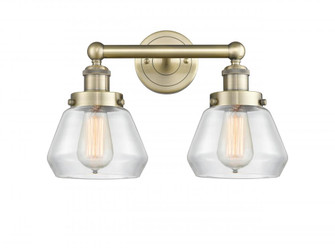 Fulton - 2 Light - 16 inch - Antique Brass - Bath Vanity Light (3442|616-2W-AB-G172)