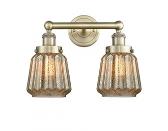 Chatham - 2 Light - 16 inch - Antique Brass - Bath Vanity Light (3442|616-2W-AB-G146)