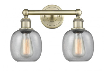 Belfast - 2 Light - 15 inch - Antique Brass - Bath Vanity Light (3442|616-2W-AB-G104)