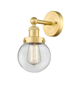 Beacon - 1 Light - 6 inch - Satin Gold - Sconce (3442|616-1W-SG-G202-6)
