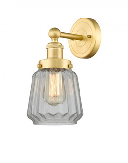 Chatham - 1 Light - 7 inch - Satin Gold - Sconce (3442|616-1W-SG-G142)