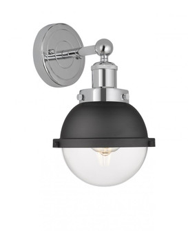 Edison - 1 Light - 7 inch - Polished Chrome - Sconce (3442|616-1W-PC-HFS-62-BK)