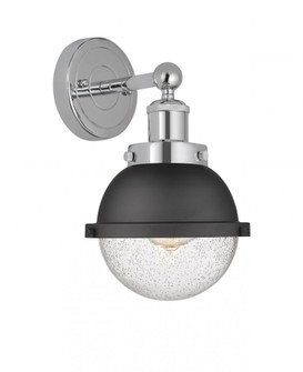 Edison - 1 Light - 7 inch - Polished Chrome - Sconce (3442|616-1W-PC-HFS-64-BK)