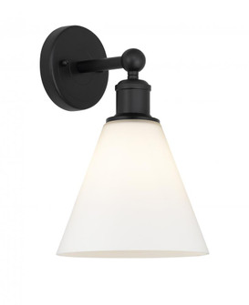 Berkshire - 1 Light - 8 inch - Matte Black - Sconce (3442|616-1W-BK-GBC-81)