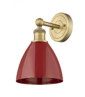 Plymouth - 1 Light - 8 inch - Brushed Brass - Sconce (3442|616-1W-BB-MBD-75-RD)