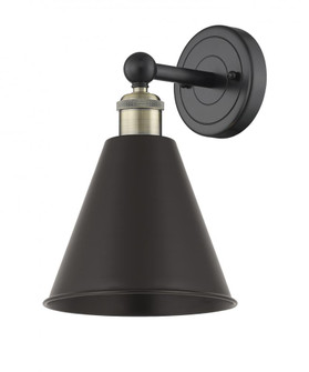 Berkshire - 1 Light - 8 inch - Black Antique Brass - Sconce (3442|616-1W-BAB-MBC-8-BK)