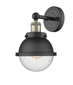 Edison - 1 Light - 7 inch - Black Antique Brass - Sconce (3442|616-1W-BAB-HFS-64-BK)