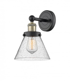 Cone - 1 Light - 8 inch - Black Antique Brass - Sconce (3442|616-1W-BAB-G44)