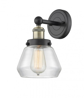 Fulton - 1 Light - 7 inch - Black Antique Brass - Sconce (3442|616-1W-BAB-G172)