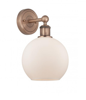 Athens - 1 Light - 8 inch - Antique Copper - Sconce (3442|616-1W-AC-G121-8)