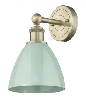 Plymouth - 1 Light - 8 inch - Antique Brass - Sconce (3442|616-1W-AB-MBD-75-SF)