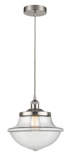 Oxford - 1 Light - 12 inch - Satin Nickel - Mini Pendant (3442|616-1PH-SN-G542)