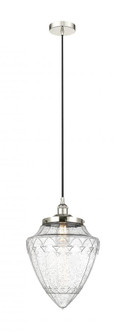 Bullet - 1 Light - 12 inch - Polished Nickel - Mini Pendant (3442|616-1PH-PN-G664-12)