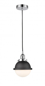 Edison - 1 Light - 7 inch - Polished Chrome - Mini Pendant (3442|616-1PH-PC-HFS-61-BK)