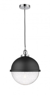 Edison - 1 Light - 13 inch - Polished Chrome - Mini Pendant (3442|616-1PH-PC-HFS-124-BK)