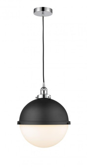 Edison - 1 Light - 13 inch - Polished Chrome - Mini Pendant (3442|616-1PH-PC-HFS-121-BK)