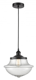 Oxford - 1 Light - 12 inch - Matte Black - Mini Pendant (3442|616-1PH-BK-G544)