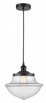 Oxford - 1 Light - 12 inch - Matte Black - Mini Pendant (3442|616-1PH-BK-G542)