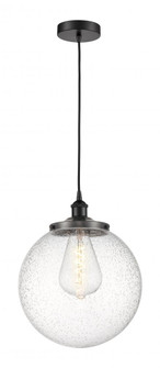 Beacon - 1 Light - 14 inch - Matte Black - Mini Pendant (3442|616-1PH-BK-G204-14)