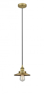 Edison - 1 Light - 8 inch - Brushed Brass - Mini Pendant (3442|616-1PH-BB-M4-BB)