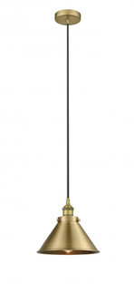Edison - 1 Light - 10 inch - Brushed Brass - Mini Pendant (3442|616-1PH-BB-M10-BB)