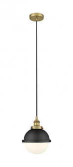 Edison - 1 Light - 9 inch - Brushed Brass - Mini Pendant (3442|616-1PH-BB-HFS-81-BK)