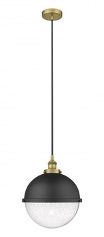 Edison - 1 Light - 13 inch - Brushed Brass - Mini Pendant (3442|616-1PH-BB-HFS-124-BK)