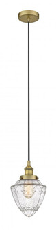 Bullet - 1 Light - 7 inch - Brushed Brass - Mini Pendant (3442|616-1PH-BB-G664-7)