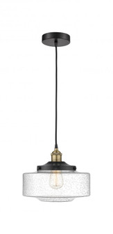 Bridgeton - 1 Light - 12 inch - Black Antique Brass - Mini Pendant (3442|616-1PH-BAB-G694-12)