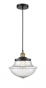 Oxford - 1 Light - 12 inch - Black Antique Brass - Mini Pendant (3442|616-1PH-BAB-G544)